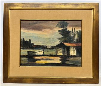 Casa y bote - Casimiro Motta