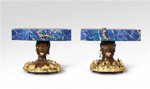 Mattia Bonetti | Two Unique Bedside Tables (2011) | MutualArt