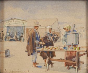 On Market Day - Antoni Stefanowicz