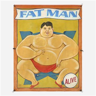 Sideshow circus banner - Jack Cripe