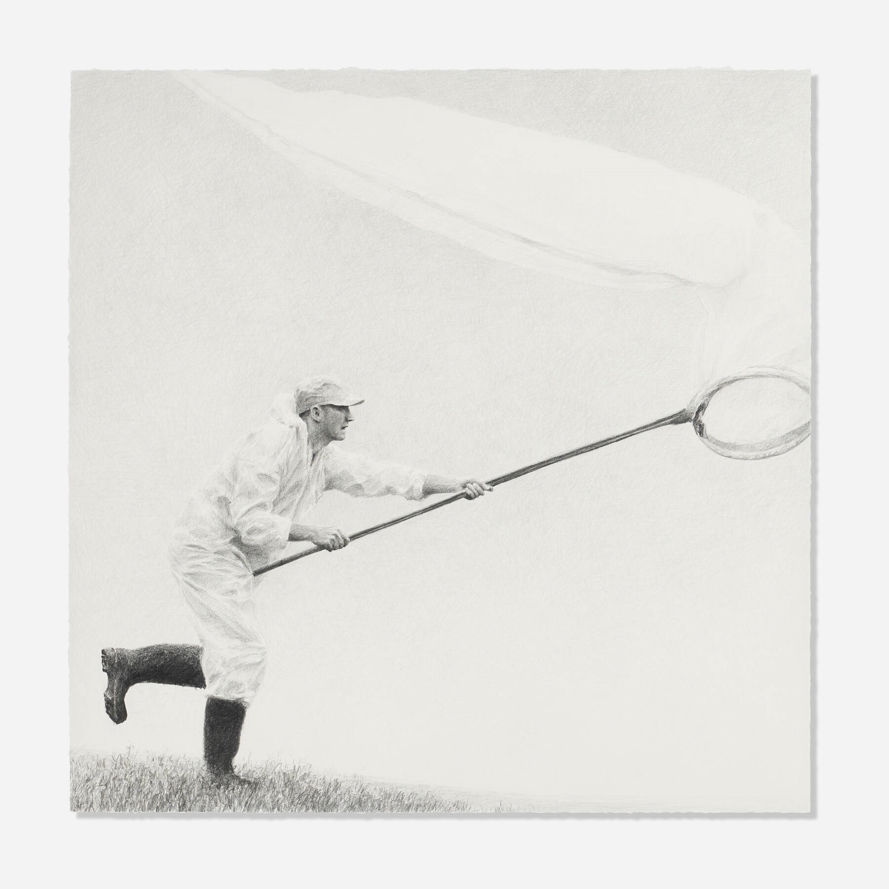 Artwork by Ethan Murrow, Reversing Extinction #2, Made of Graphite On Paper