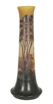 French Glass Vase - Art - Emile Gallé
