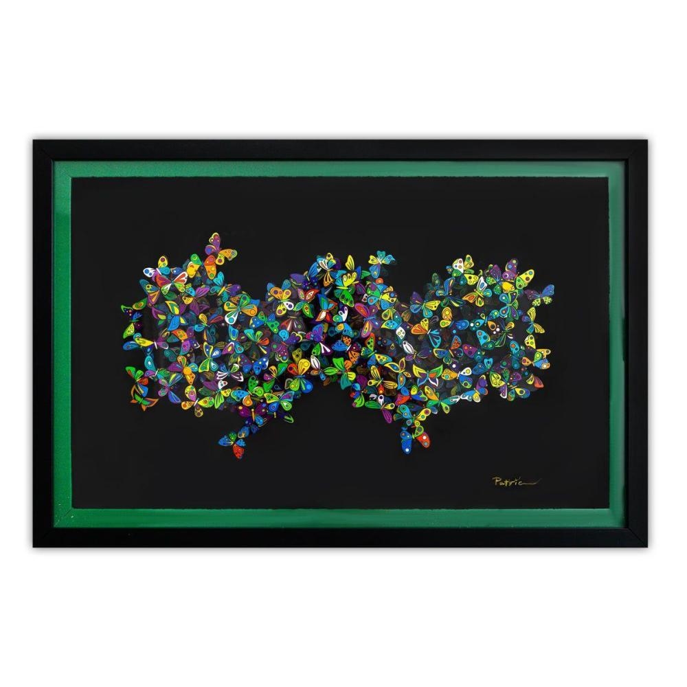 Artwork by Patricia Govezensky, Tide, Made of 3D Multilayered Woodcut