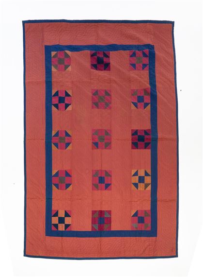 Churn Dash Quilt by Amish, ca. 1880-1900
