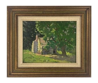 THE LOG CABIN - Bessie Hoover Wessel