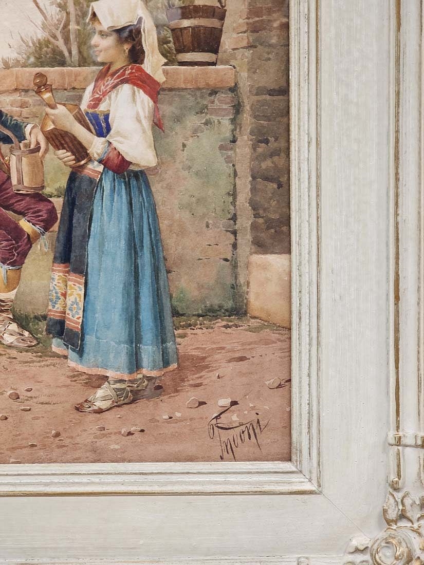 Artwork by Filippo Indoni, Oil On Board Painting, Made of Oil On Board