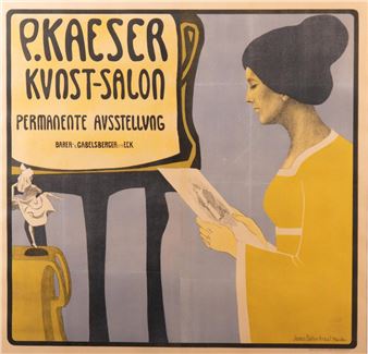 P. Kaeser Kunst-Salon - James Bieberkraut
