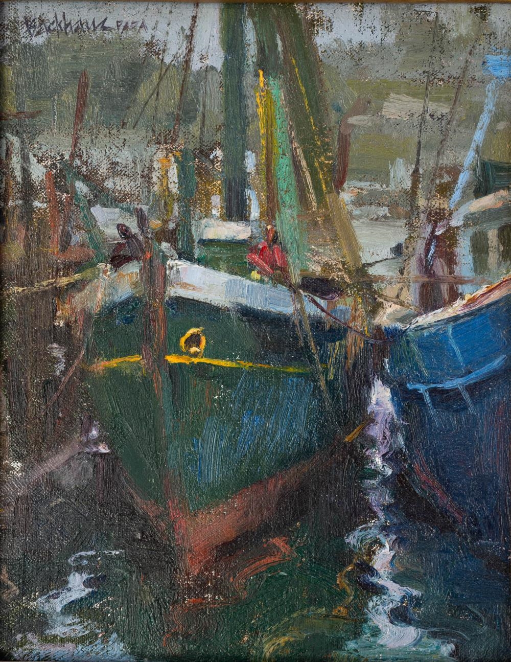 Artwork by Kenn Erroll Backhaus, MAKE READY, Made of Oil On Canvas Board