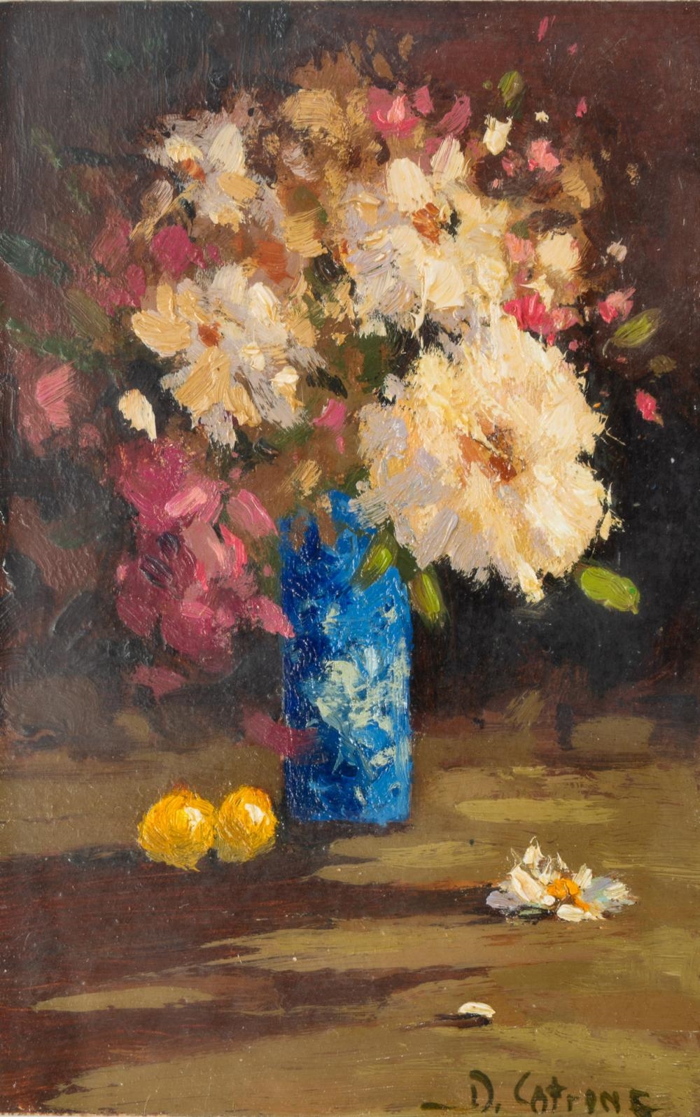 Artwork by Deborah Cotrone, PEONIES, Made of Oil On Board