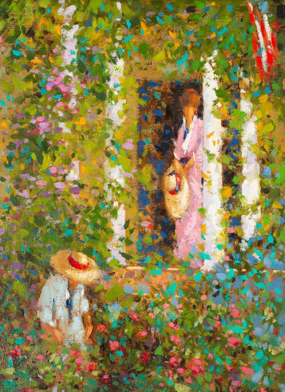 Artwork by Deborah Cotrone, SUMMER JOY, Made of Oil On Board