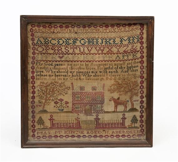 May Mccauley | PETIT POINT SAMPLER (19th Century) | MutualArt