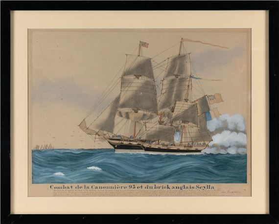 Combat de la Canonniere - Paul-Emile Pajot