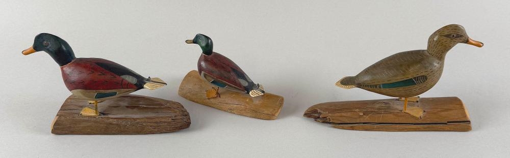 Artwork by Manley & Marion Spearen, THREE MANLEY AND MARION SPEAREN MINIATURE MALLARDS