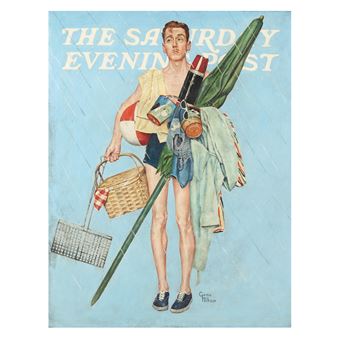 Rainy Beach Day - Gene Pelham 