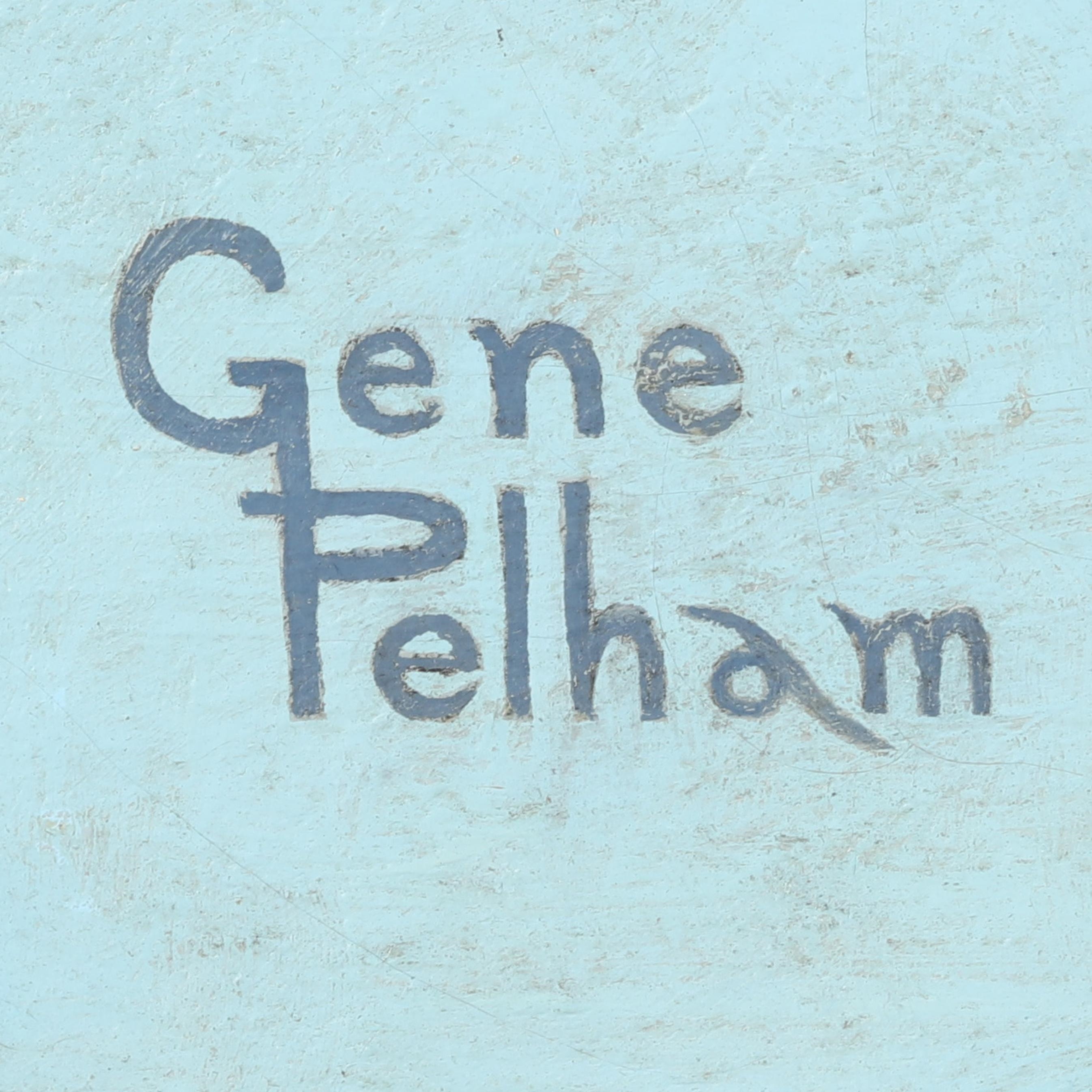 Artwork by Gene Pelham , Rainy Beach Day, Made of Oil On Canvas