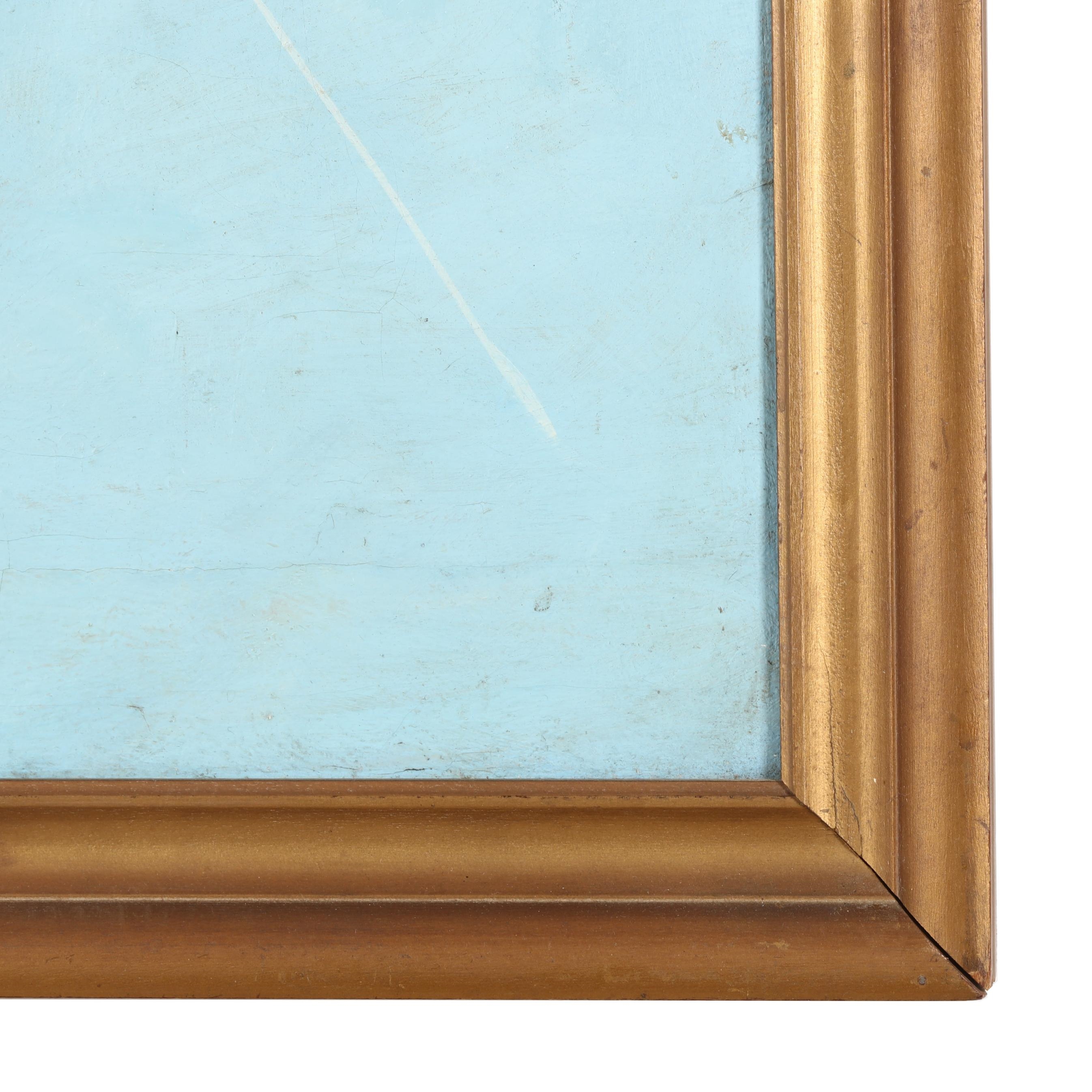 Artwork by Gene Pelham , Rainy Beach Day, Made of Oil On Canvas