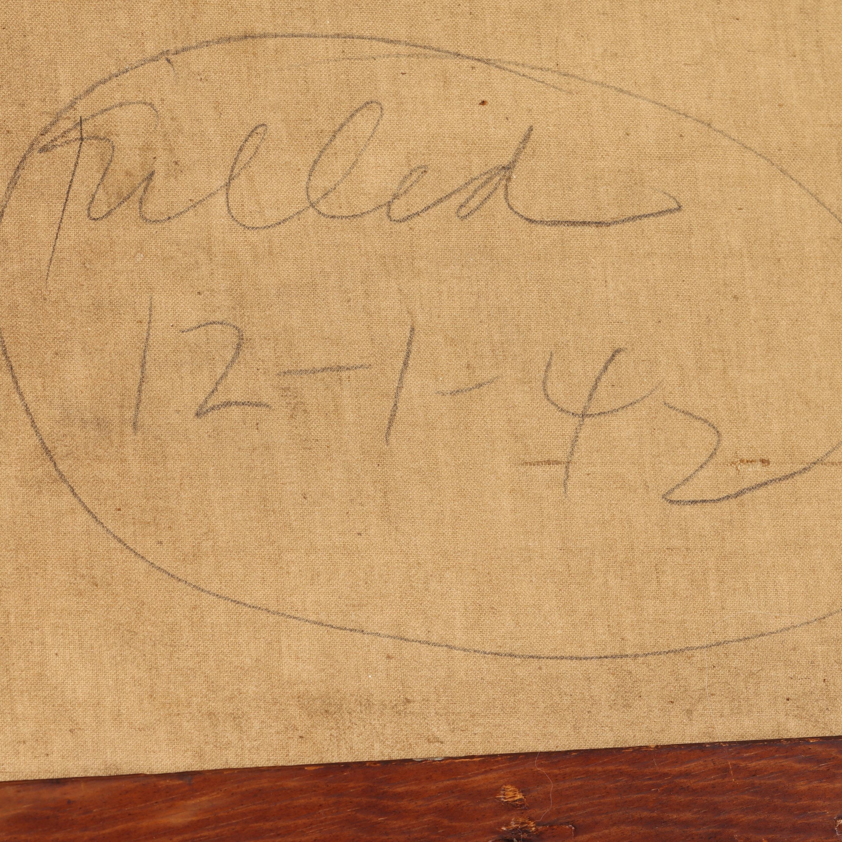 Artwork by Gene Pelham , Rainy Beach Day, Made of Oil On Canvas