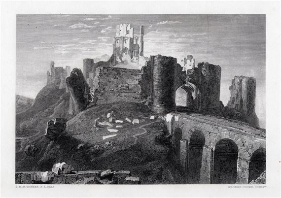 Corfe Castle, Dorsetshire by Joseph Mallord William Turner, 1878
