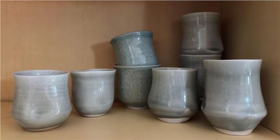 Cups (8 by Glenda Hoy