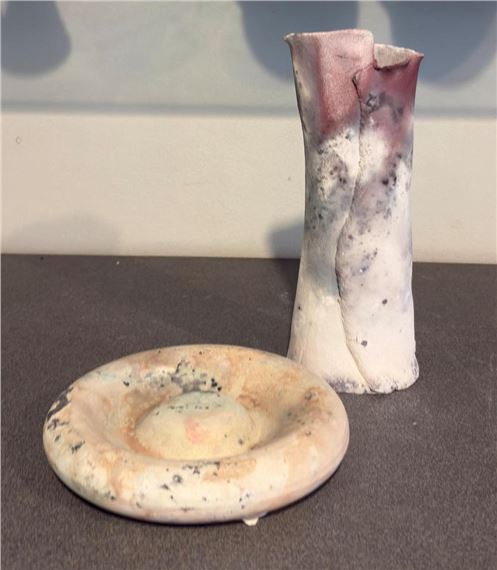 Vase & Dish (2 by Glenda Hoy