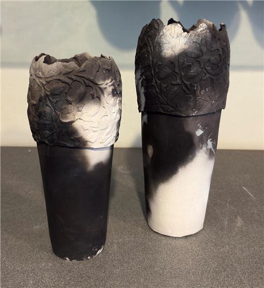 Vases, Floral Detail (2