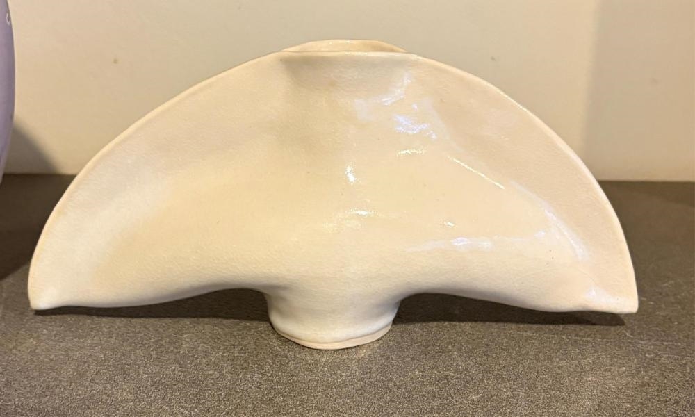 Artwork by Glenda Hoy, Vases (2, Made of Glaszed Ceramic