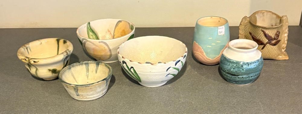 Artwork by Glenda Hoy, Bowls & Vases (7, Made of Glazed Ceramic