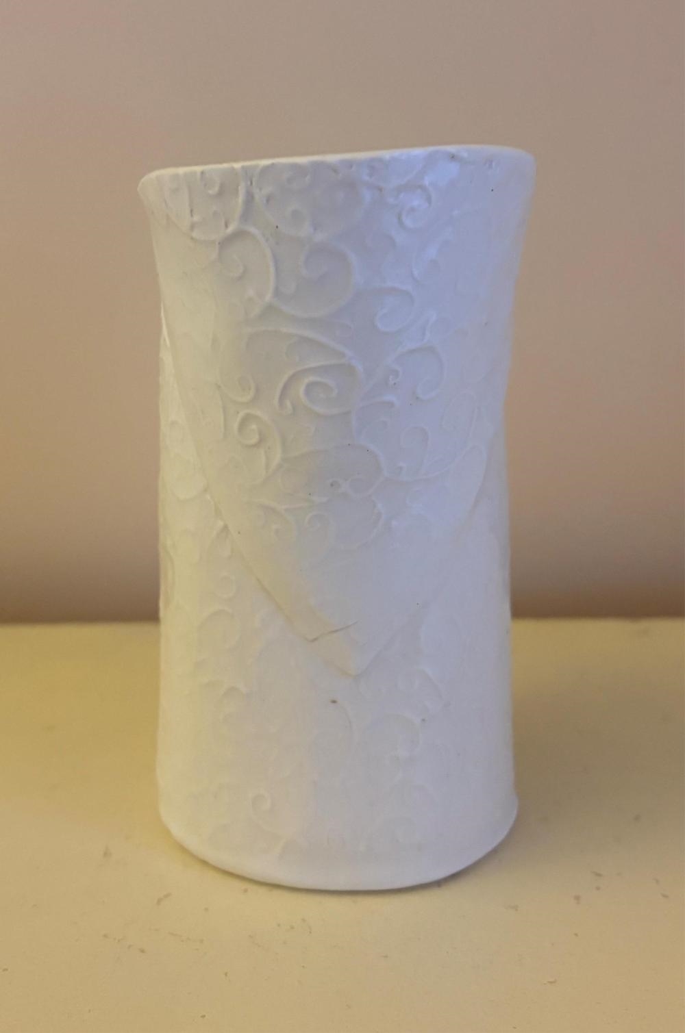 Artwork by Glenda Hoy, Floral Pattern Jug, Made of Glazed Ceramic