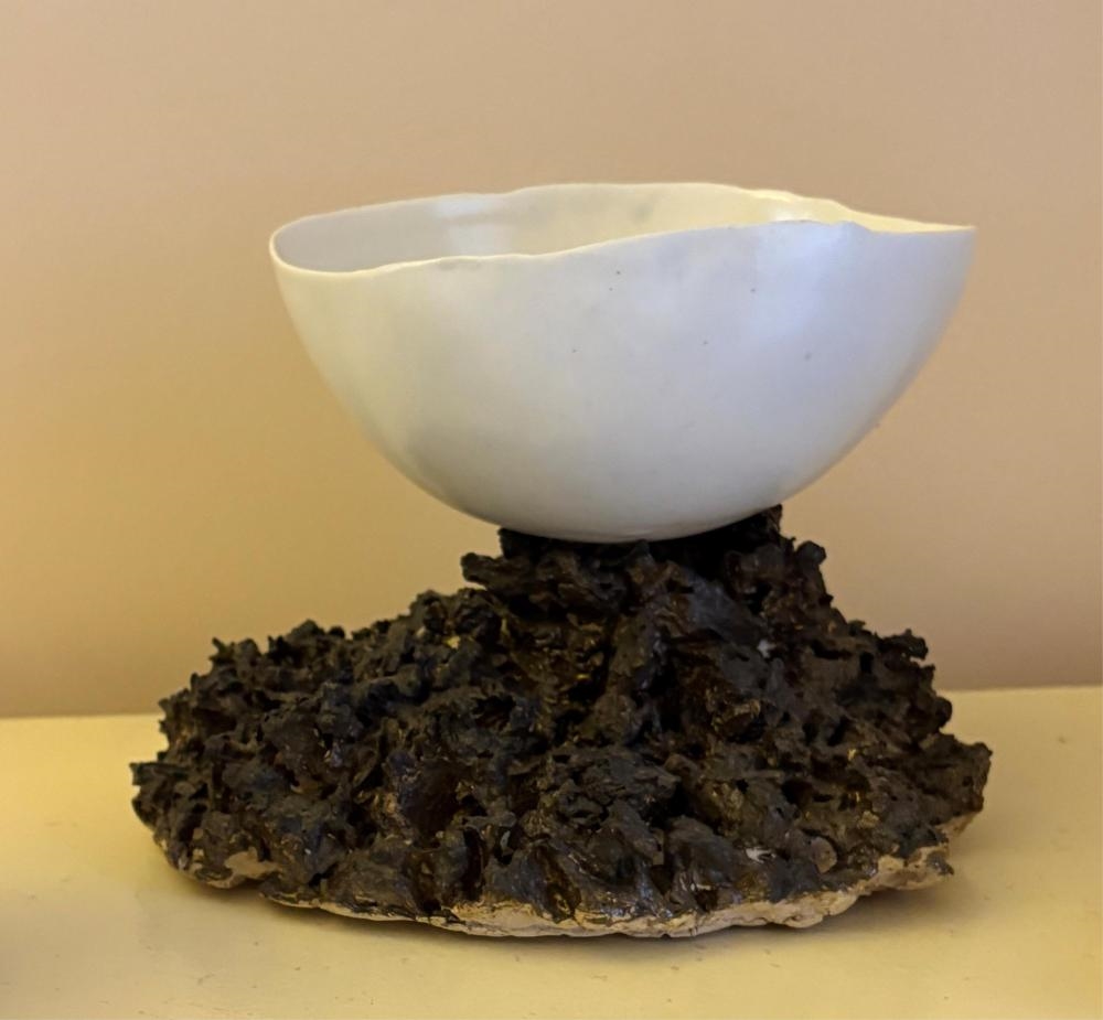 Artwork by Glenda Hoy, Rock Form Bowls, Made of Glazed Ceramic