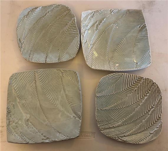 Fern Plates by Glenda Hoy