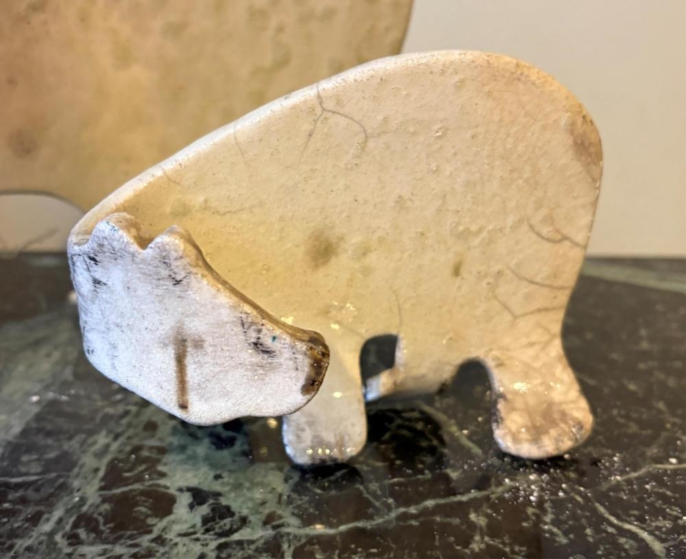 Artwork by Glenda Hoy, Polar Bears (2, Made of Glazed Ceramic