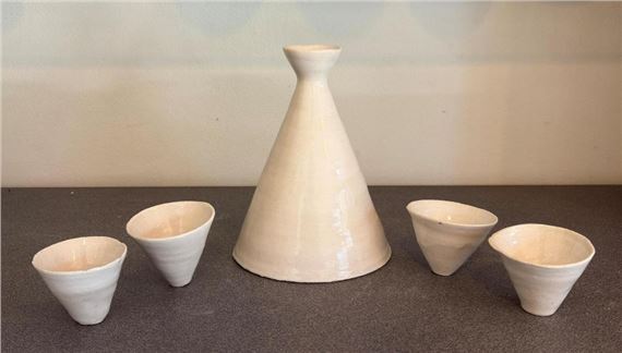 Saki/Vodka Set by Glenda Hoy