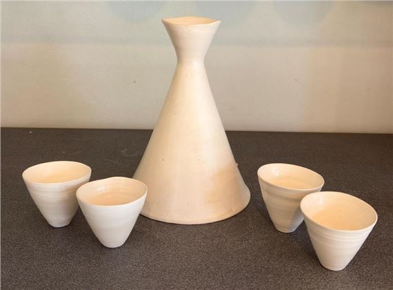 Saki/Vodka Set by Glenda Hoy