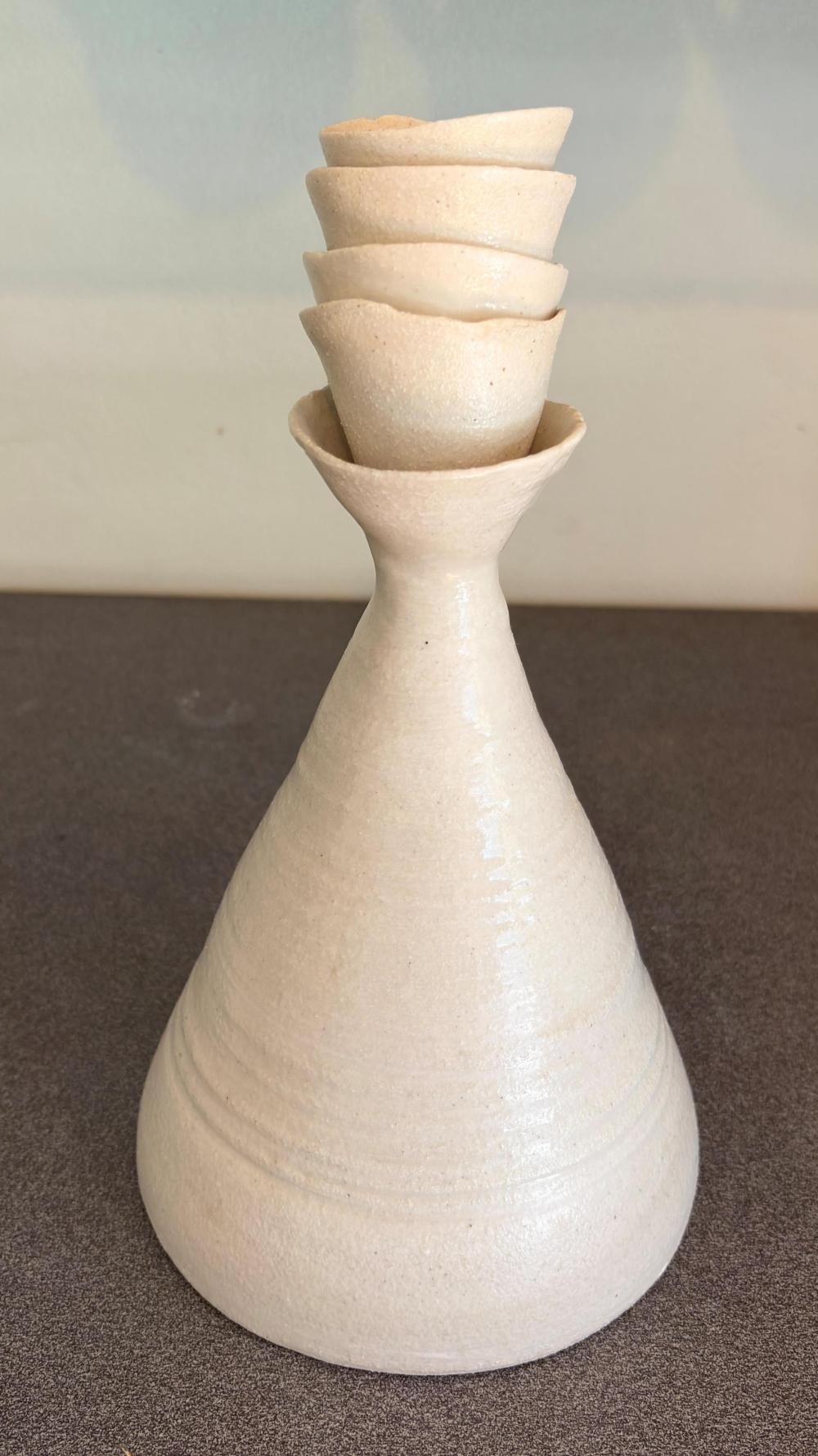 Artwork by Glenda Hoy, Saki/Vodka Set, Made of Glazed Ceramic