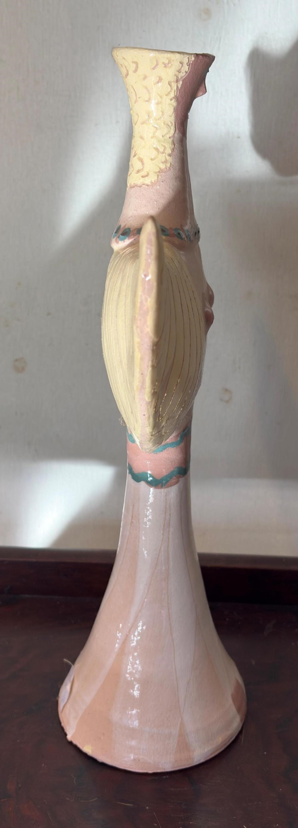 Artwork by Glenda Hoy, Female Form Sculpture, Made of Glazed Ceramic