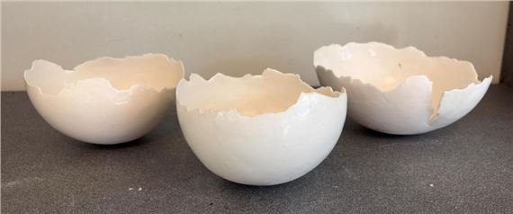 Eggshell Bowls by Glenda Hoy
