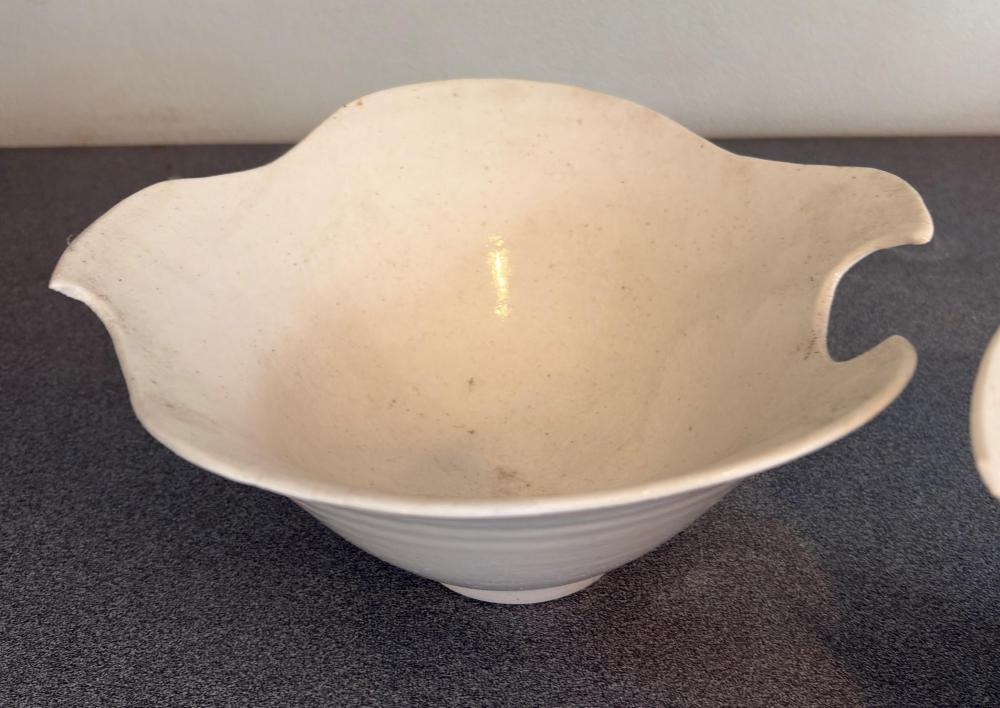 Artwork by Glenda Hoy, Puzzle Rim Bowls, Made of Glazed Ceramic