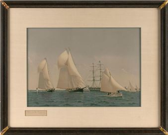 RUNNING OUT NEW BEDFORD - Frederic Schiller Cozzens