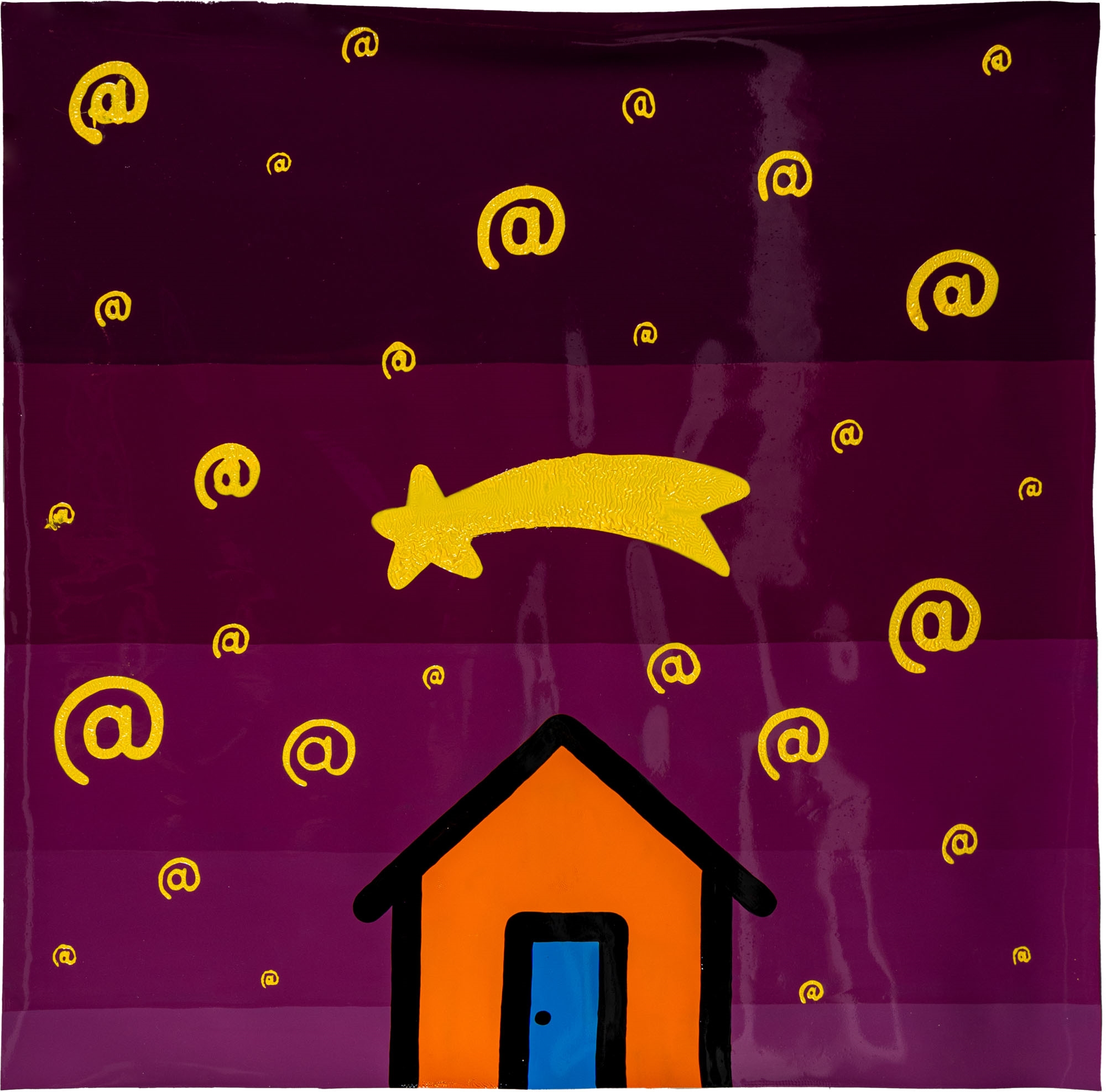 Artwork by BROS, Start, Made of Linoleum