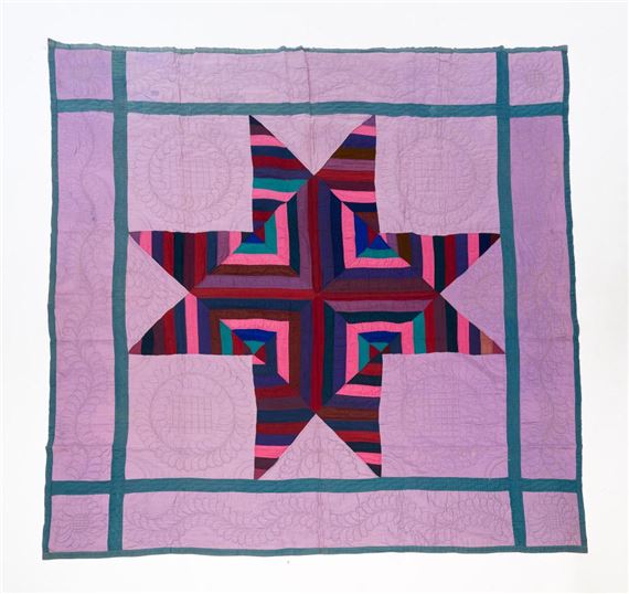 Log Cabin Lemoyne Star Quilt