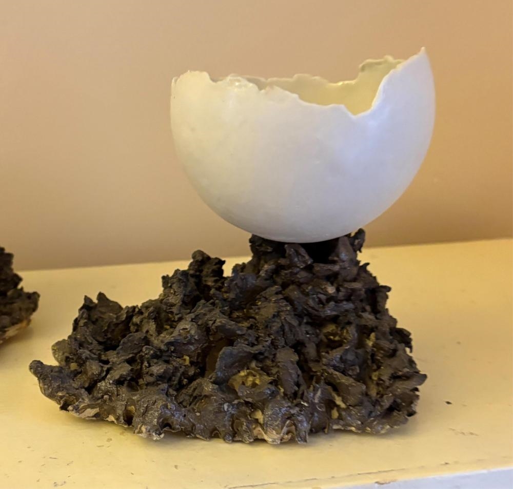 Artwork by Glenda Hoy, Rock Form Bowls, Made of Glazed Ceramic