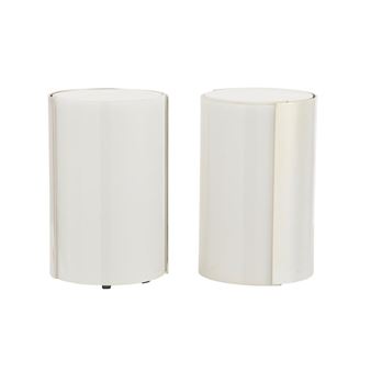 A PAUL MAYÉN PAIR OF CYLINDRICAL TABLE LAMPS - Paul Mayén