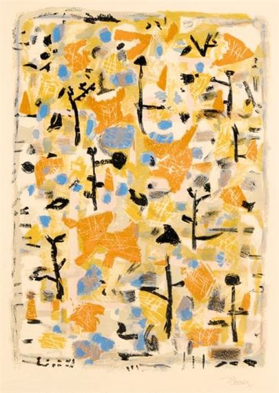 The Orchard by Roger Bissière, 1955