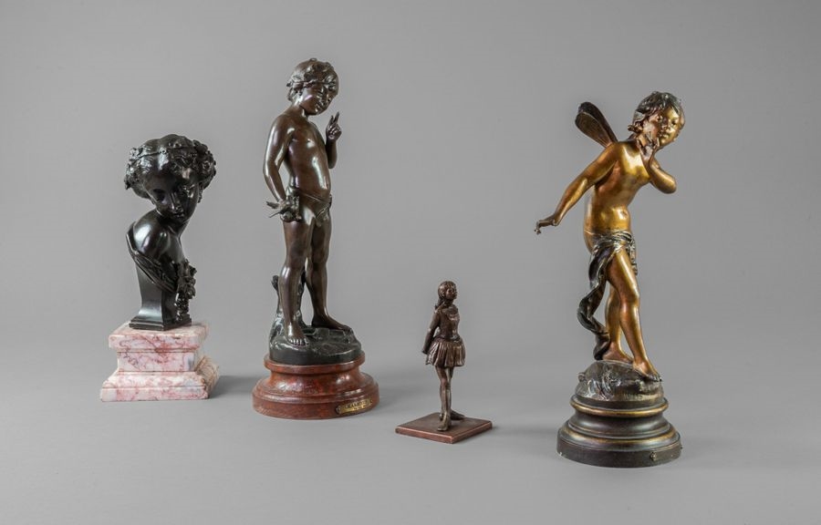 Artwork by Edgar Degas, La petite danseuse de quatorze ans, Made of Bronze