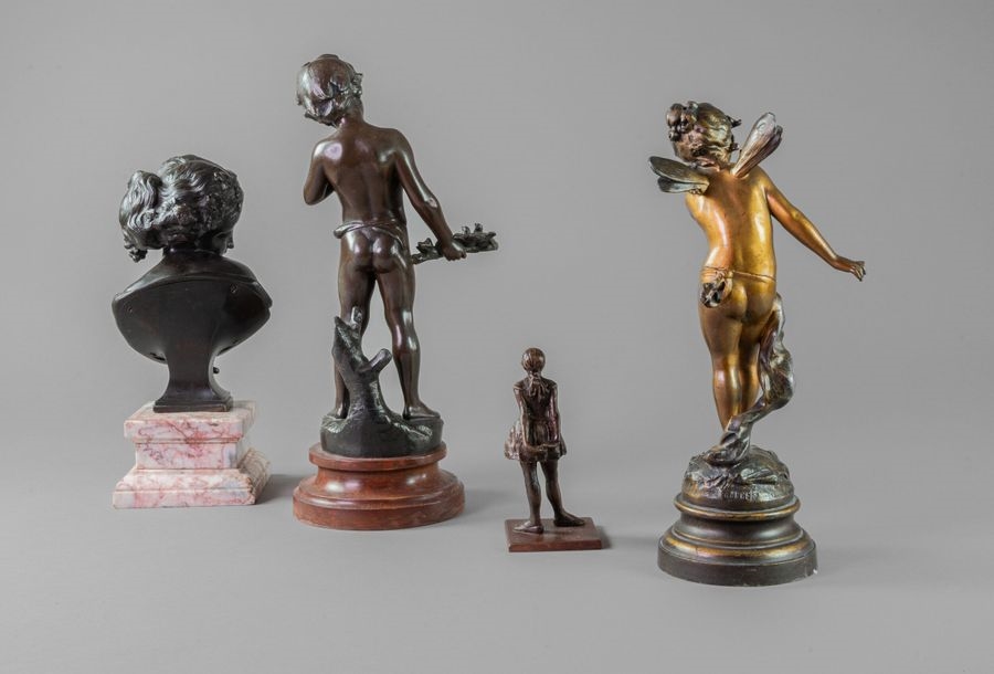 Artwork by Edgar Degas, La petite danseuse de quatorze ans, Made of Bronze