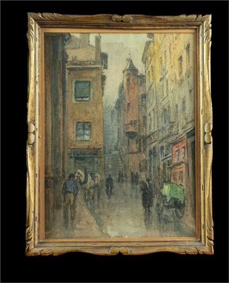 Alley in Old Lyon by Yvonne Récamier