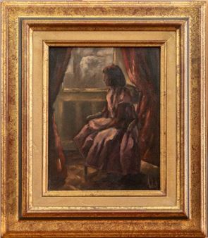 Jeune fille devant la fenêtre - Gérard DuBois