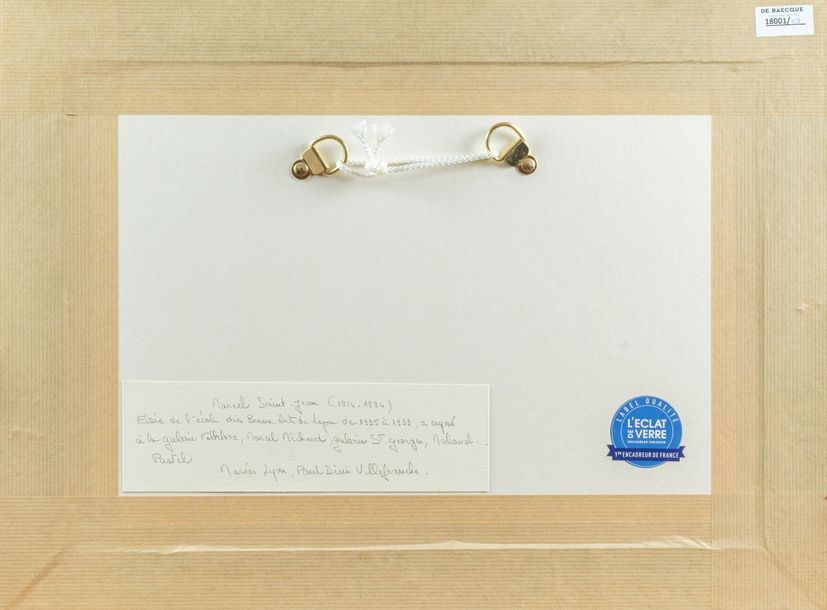 Artwork by Marcel Saint-Jean, Seaside, Made of Pastel