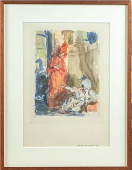 Interior scene - Jules Marie Auguste Leroux