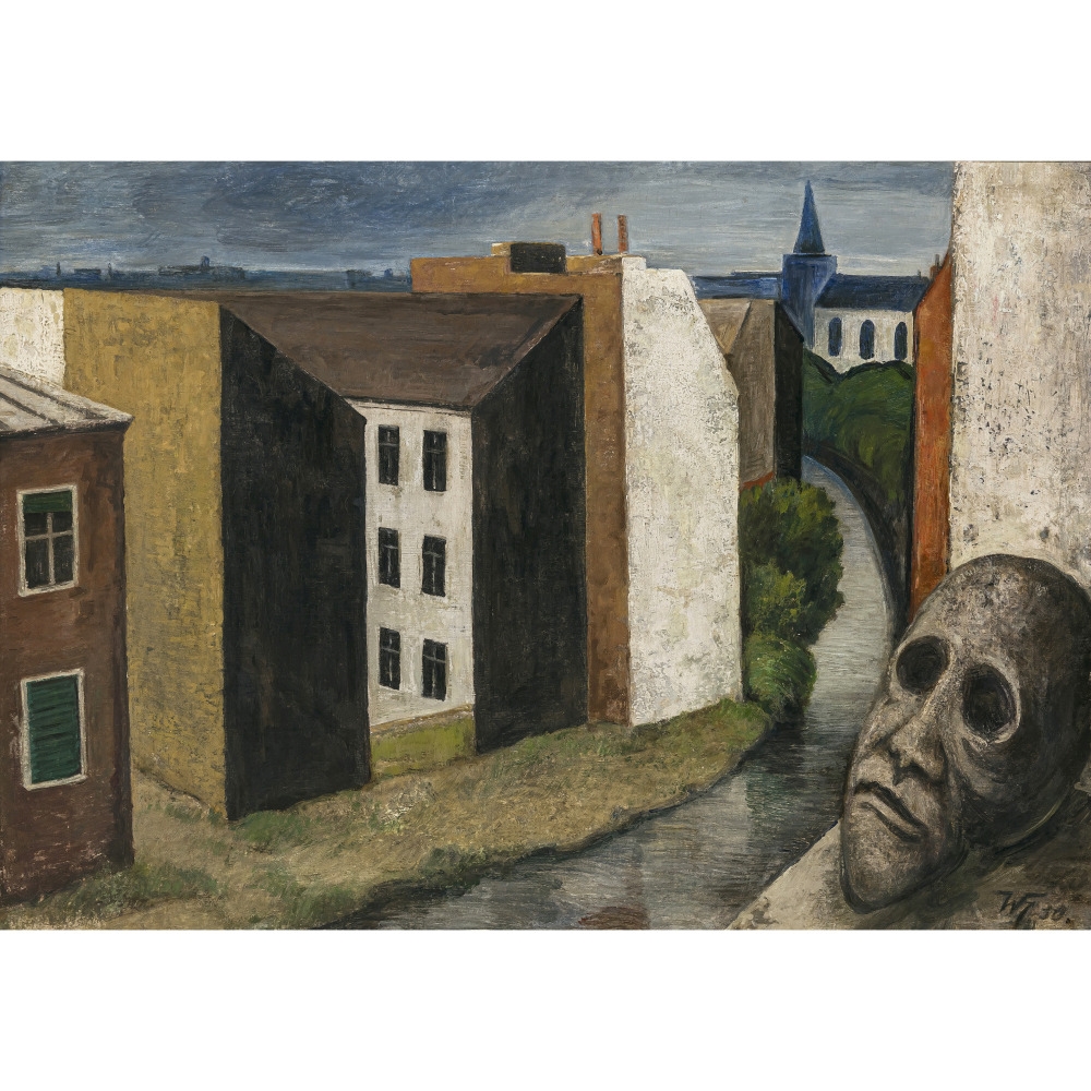 Werner Heldt | The Panke river flows through Berlin (1930) | MutualArt